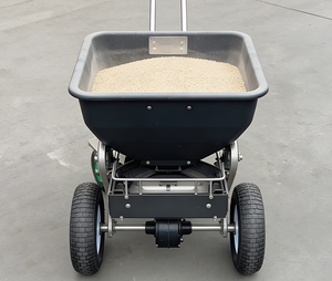 Spargitore Elettrico Professionale a Spinta Manuale con Telaio in Acciaio Resistente e Funzionamento Semplice per Uso Agricolo e Semina di <span class=keywords><strong>Sementi</strong></span> - 1 Anno di Garanzia - Product Image 1