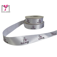 MUYANG Ruban avec logo Rouleau de ruban de satin imprimé en feuille d'or gros-grain Designer de luxe Cadeau de décoration personnalisé Fleur