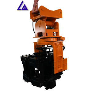 ไดร์เวอร์เสาเข็มจับด้านข้างของ Ligong ใช้การสั่นความถี่สูงเพื่อขับเคลื่อนกองลงสู่พื้นดินเมื่อเทียบกับค้อนกระแทก - Product Image 1