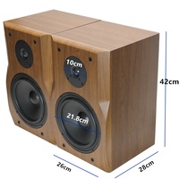 Blueskyyslb — haut-parleur livre 8.5 pouces, 2 voies, hi-fi, haut-parleur en bois, passif, Front, cinéma maison, système Audio, enceinte
