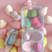 Échantillons disponibles 1/3 pièces Éponge de maquillage, applicateur de fond de teint, éponge à poudre, outil de beauté en forme d'œuf pour femmes