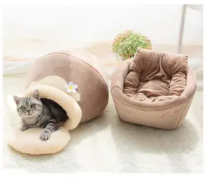 Foldable Comfortable Pet Bean Bag Bed Self-warming