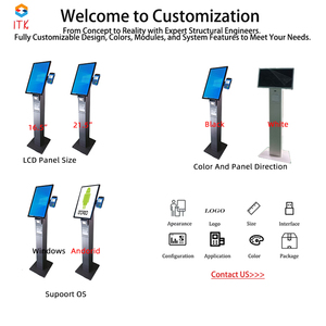 Tự thanh toán máy màn hình cảm ứng kiosk tự dịch vụ xe buýt bán vé máy rút tiền kiosk tất cả trong một <span class=keywords><strong>POS</strong></span> cho tiệm giặt - Product Image 3