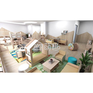 Moetry, <span class=keywords><strong>casa</strong></span> <span class=keywords><strong>de</strong></span> <span class=keywords><strong>lectura</strong></span> <span class=keywords><strong>de</strong></span> madera contrachapada duradera, muebles creativos <span class=keywords><strong>de</strong></span> <span class=keywords><strong>biblioteca</strong></span> para niños para guardería Montessori, centro <span class=keywords><strong>de</strong></span> alfabetización para guardería - Product Image 5