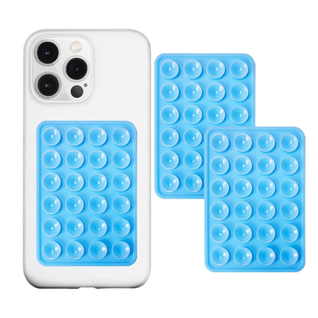 Anti Slip 24 Cup Silicone Suction Cup Mat Mobile Phone Silicone Holder Sucker Phone Stand Silicone Accessories Phone Grip
