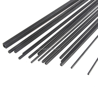 Tubo cuadrado de fibra de carbono CFRP, poste telescópico, tubo cuadrado, eje de poste de fibra de carbono pultruido para soporte de trípode de cámara