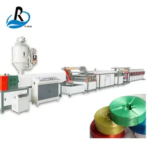 polypropylene twisted fibrillated twine extruder plastic film pp rope making machine