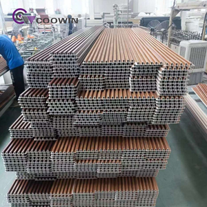 Coowin Gỗ nhựa <span class=keywords><strong>composite</strong></span> trang trí nội thất Dải tường ốp WPC <span class=keywords><strong>Panel</strong></span> tường - Product Image 3