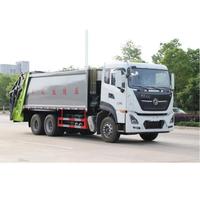 Vente directe usine : Camion compacteur de déchets 6x4 22m³ avec mécanisme de levage de benne à bras oscillant (partie supérieure)