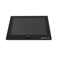 Monitor Industri Sihovision Layar Sentuh Daylight 1000 Nits LCD Monitor 12 inci 15 inci 17 inci Monitor Layar Sentuh Kelautan
