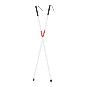 Canne de marche pliante WISHMED Guide Cane 124 cm, réglable, portable, blanche, pour personnes aveugles - Product Image 2