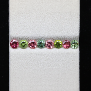 Piedra Preciosa de Turmalina Natural de 3 mm, Facetada, Suelta, Forma Redonda, Gemas de Turmalina Multifacéticas, Piedra de Primera Calidad para Joyería - Product Image 1
