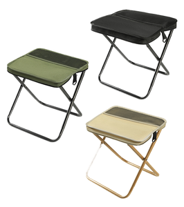 Tabouret pliant pour sac à main, tabouret pliant avec fermeture éclair, chaise pliante d'extérieur, chaise pliante pour équipement de camping, extérieur - Product Image 1