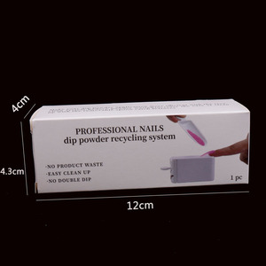 Boîte de rangement de poudre à <span class=keywords><strong>ongles</strong></span> blanche, en ABS blanc, réutilisable, boîte de stockage de poudre à <span class=keywords><strong>ongles</strong></span>, récipient de pigment de filtration Portable, 10 pièces - Product Image 5