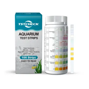 7 in 1 Aquarium Teststreifen Aquarium Test Kit Süßwasser Salzwasser Aquarium Wasser Test Kit