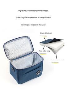 Wholesale <b>Customized</b> New Portable Lunch Bag Food Thermal <b>Box</b> Delivery <b>Insulated</b> Cooler for School Kids - Product Image 5