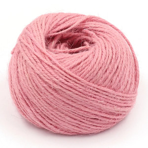 เชือกป่าน1.5มม. สีชมพูสายป่าน50เมตรกล่องของขวัญปอกระเจาธรรมชาติ3Ply สตริงสำหรับงานฝีมือ DIY - Product Image 1