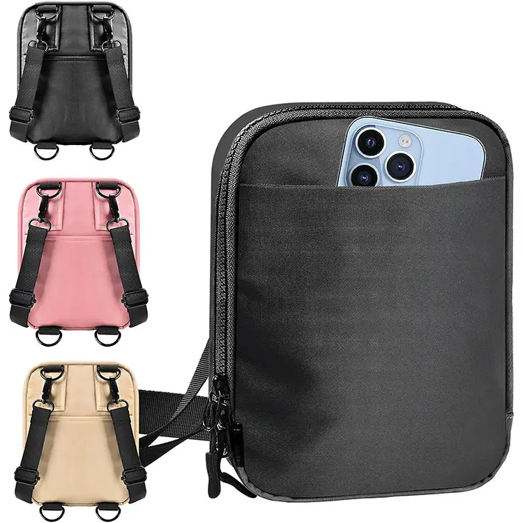 プレミアム耐久性ポリエステル防水とティアプロフファニークロスボディスリングパックバッグ、小さくてスタイリッシュなベルトバッグを着用する5つの方法
