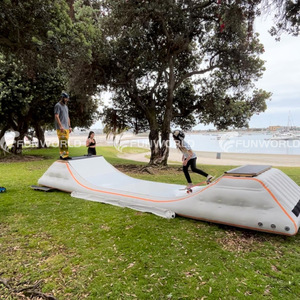 <span class=keywords><strong>Rampa</strong></span> Gonfiabile per Skateboard, <span class=keywords><strong>Rampa</strong></span> Modulare a Onda per BMX, Bici, Monopattini, <span class=keywords><strong>Pattini</strong></span>, <span class=keywords><strong>Rampa</strong></span> per Sport all'Aperto - Product Image 6