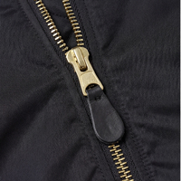 Vestes bomber en satin de nylon personnalisées OEM, col réversible, fermeture éclair, rembourrées, manteau d'hiver pour homme, veste streetwear