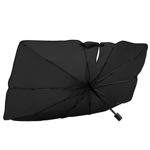 Parasol para ventana delantera de coche, protector solar para parabrisas delantero de malla con instalación plegable - Product Image 1
