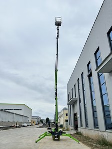 Di động nâng lên telescoping 10m 12M-24M 50M Cherry picker trên không towable Trailer towable manlift <span class=keywords><strong>Tow</strong></span> phía sau nhỏ bùng nổ người đàn ông nâng - Product Image 5