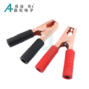 <span class=keywords><strong>Precio</strong></span> <span class=keywords><strong>de</strong></span> fábrica, 2 unidades, 135 mm, 300 A, abrazaderas <span class=keywords><strong>de</strong></span> cable <span class=keywords><strong>de</strong></span> hierro, diseño <span class=keywords><strong>de</strong></span> cocodrilo, AT-0031 - Product Image 1