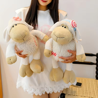 Fleur Tête Agneau Bonbons En Peluche Jouet Doux Bureau Bureau Ornement Et Maison Canapé Décor Mignon Animal En Peluche pour Enfants