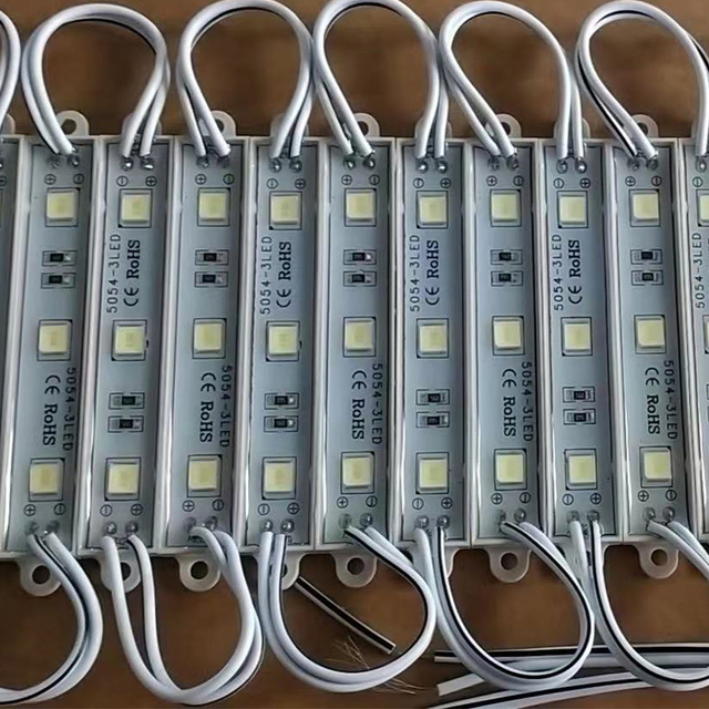 CE/ROHS DC12V 0.2W IP65 Waterproof Cold White 3 Chips 5050 LED SMD Sign Module for Outdoor Lighting