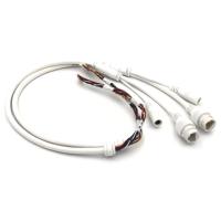Arnés de Cableado Aislado de PVC Blanco Personalizado al por Mayor del Fabricante con Accesorio RJ45 para Cámara IP CCTV
