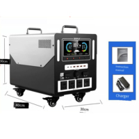 Générateur solaire à onde sinusoïdale pure 6000W LiFePO4, démarreur de secours, lampe torche, télécommande, grande capacité, compatible voiture, MPPT