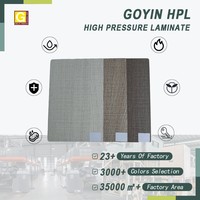 Plaque stratifiée haute pression HPL effet bois 0,7 mm, résistante au feu et à l'eau, pour meubles de cuisine, salle de bain et armoires.