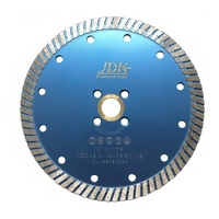 Lame de scie diamantée turbo de 6 pouces / disque de coupe pour la découpe du granit américain