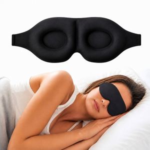 Custom Logo Screen Printed 3D Contoured Cup Sleep <b>Mask</b> for Men Women with Lash Extensions <b>Eye</b> Covers - Product Image 3