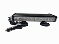 Neue Auto-Blitzlichtleiste LED-Warnleuchte Notfall-Signalleuchte Dach-Grill Blinklicht IP67 Magnetische Halterung 24V