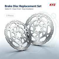 Kit de disques de frein avant et arrière KYZ, rotor en aluminium CNC 7075, robuste, tout-terrain, pour vélo électrique Sur Ron Light Bee X Segway X160 X260