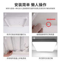 Module de source lumineuse LED intégré en bande longue pour panneau LED, tubes de remplacement pour plafonnier de salon, lampe de type puce