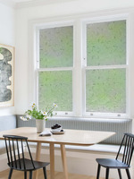 Phoenix Moderne PVC 3D Dekorative Fenster-Sichtschutzfolie Statisch Haftend Ohne Klebstoff Buntglas-Fensteraufkleber