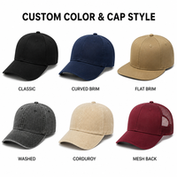 Gorra de Béisbol Étnica con Logotipo Personalizado, Gorras de Béisbol para Hombre, Gorras de 6 Paneles para Mujer, 100% Algodón Lavado, Gorras de Béisbol Retro de Primera Calidad