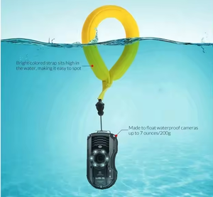 Sangle de poignet flottante imperméable à haute flottabilité <span class=keywords><strong>pour</strong></span> téléphone/appareil photo d'action <span class=keywords><strong>pour</strong></span> <span class=keywords><strong>iPhone</strong></span>/GoPro/DJI <span class=keywords><strong>Osmo</strong></span>/Insta360 Piscine Plage Plongée en apnée Natation - Product Image 4