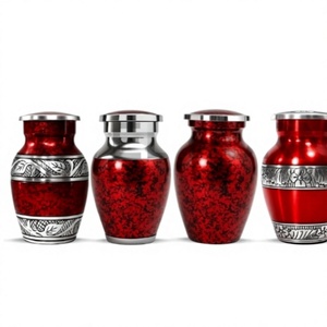 A.K Brand Eco-Friendly Customizable Small Urns <b>for</b> Human Ashes 200 Cubic Inch Capacity <b>Mini</b> Keepsake Cremation Urn - Product Image 1