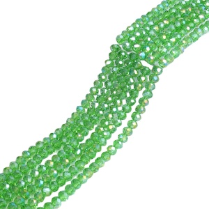 Cuentas de cristal de 4/6/8mm, cuentas sueltas de Rondelle de cristal facetado para DIY, pendiente, pulsera, collar, accesorios para hacer joyas - Product Image 1