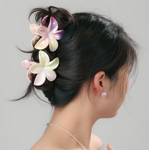 Nuovo all'ingrosso di Qianjin fiore tropicale capelli artiglio clip | Stile hawaiano spiaggia accessori per capelli da sposa per le donne - Product Image 5