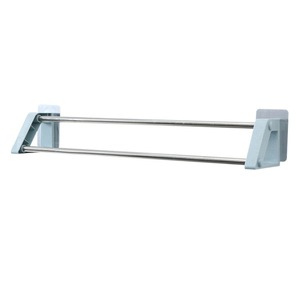 Towel Rack Single Bar Stainless Steel Self Adhesive Wall Mounted For <b>Bathroom</b> <b>Kitchen</b> Minimalist Design - Product Image 4