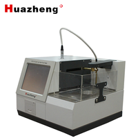 Probador automático de punto de infusión de aceite lubricante, betún, asfalto y gas, método Cleveland ASTM D92 de Huazheng