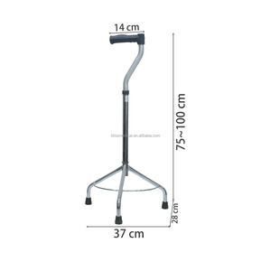 Bliss Medical <span class=keywords><strong>Canne</strong></span> pliante en aluminium <span class=keywords><strong>à</strong></span> <span class=keywords><strong>trois</strong></span> <span class=keywords><strong>pieds</strong></span> Bâton de marche extérieur pour fournitures de thérapie de réadaptation pour handicapés - Product Image 5
