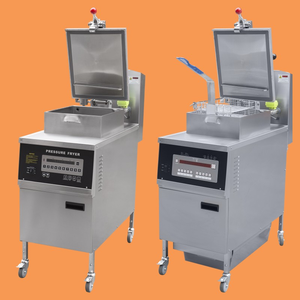 Freidora de aire comercial <span class=keywords><strong>Kfc</strong></span> Chicken Express <span class=keywords><strong>Broaster</strong></span> frito con máquina de filtro de aceite - Product Image 4