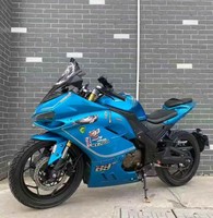 Motocicleta Deportiva Jiaolong 200cc, Elegante, con Motor Monocilíndrico Refrigerado por Agua, Cómoda para la Calle