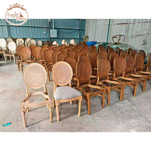 Offre Spéciale Pas Cher Prix Ovale Retour Meubles De Noce Événement Hôtel À Manger Louis Xv Chaise Style Barroco - Product Image 2