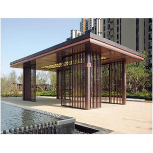 Aluminum elegante Garden Pavilion Gazebo com Rust-Resistant Weather Características para espaços ao ar livre em Hotéis Parques Casas - Product Image 2